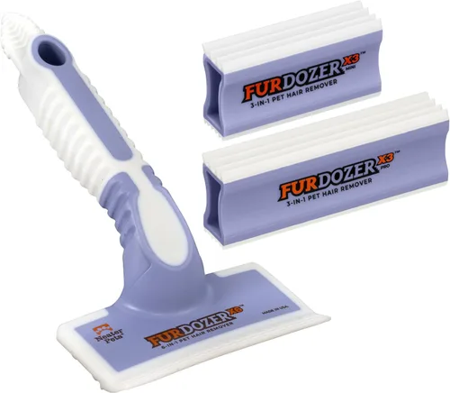 Vista 12 de FurDozer - Removedor de pelo de mascotas y herramientas de detallado automático, removedor de pelo de gatos y perros para alfombras, interiores