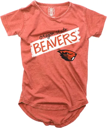 Vista 46 de Wes and Willy NCAA - Camiseta Burnout para niñas S/S