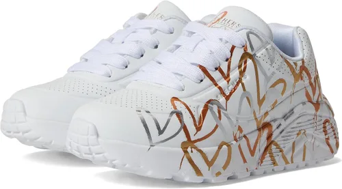 Vista 4 de Skechers Girl's Uno Lite-Metallic Love Sneaker