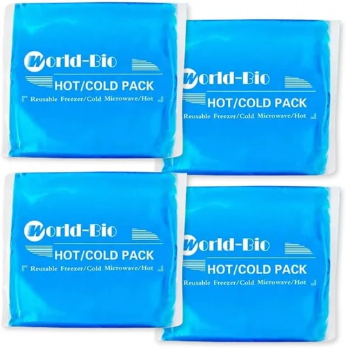 Vista 8 de Bolsas de hielo de gel grandes para lesiones, compresas reutilizables para aliviar el dolor, rehabilitación, paquete de gel de hielo cómodo, terapia