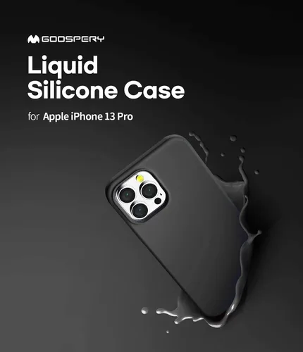 Vista 7 de GOOSPERY Funda de silicona líquida compatible con iPhone 13 Pro, suave al tacto, protección de cuerpo completo, a prueba de golpes, con forro
