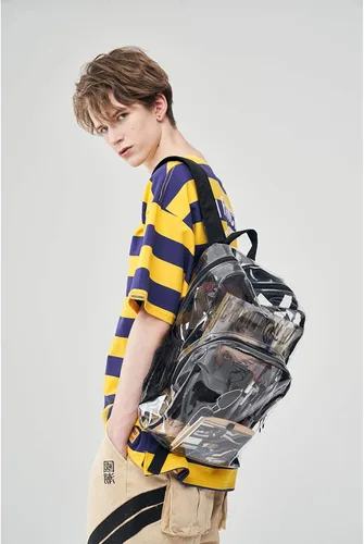 Vista 6 de Vorspack Mochila transparente de PVC resistente