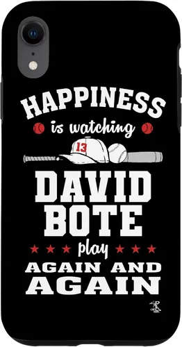 Vista 24 de iPhone 16 David Bote Happiness is Watching Gameday Case
