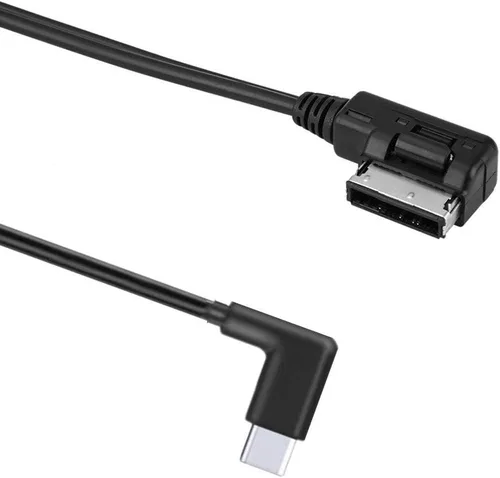 Vista 3 de AMI - Adaptador de interfaz musical tipo C, cable auxiliar para A3/A4/A5/A6/A8/S4/S6/Q5/Q7 (MMI 3G Plus) para 17 Pro 17 Pro Max Air 16 Pro 16 Pro