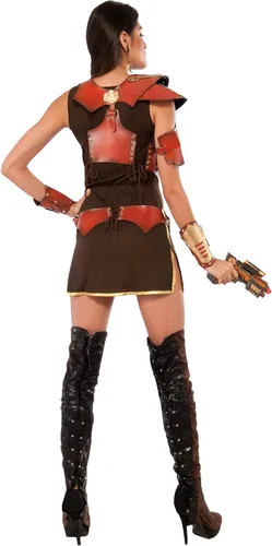 Vista 2 de Forum Novelties Women's Steampunk Shoulder Harness wAttached Corset