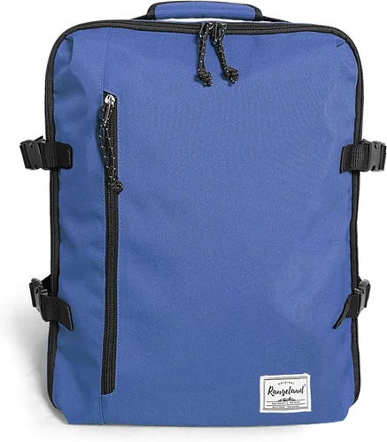 Vista 9 de Mochila de viaje ligera para senderismo, mochila para laptop, 17L de mano para artículos personales, bolsa de fin de semana, unisex, todo negro