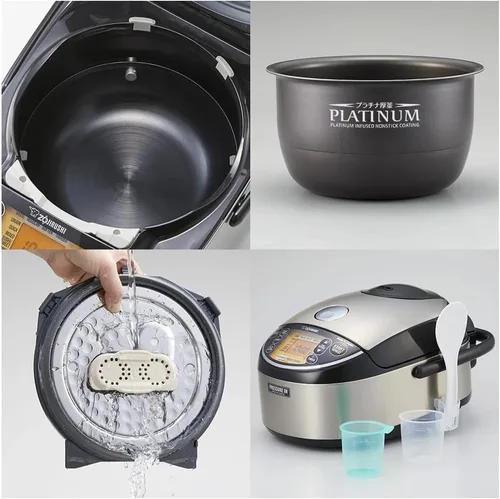 Vista 2 de Zojirushi Calefacción de inducción a presión cocina y calienta arroz