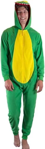 Vista 2 de SLEEPHERO - Pijama de Navidad para hombre, diseño de una sola pieza (estilo mameluco)