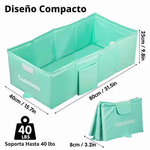 Vista 2 de Bañera plegable para bebé, ahorro de espacio y fácil de limpiar