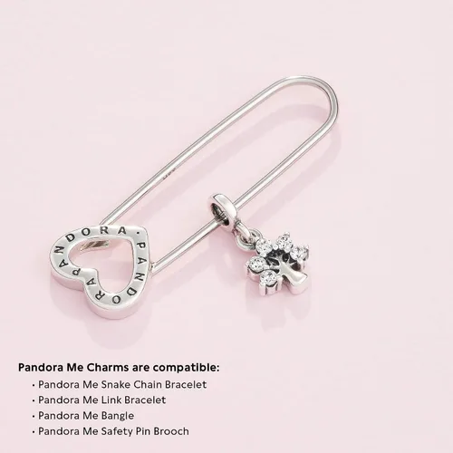 Vista 4 de Pandora ME Jewelry - Colgante de árbol de circonita cúbica en plata de ley, solo se adapta a estilos Pandora ME, Plata esterlina, Circonita Cúbica