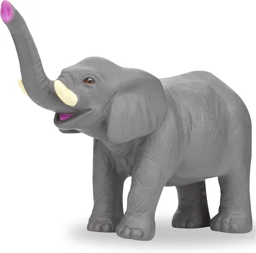 Vista 5 de Learning Minds - Juego de 8 figuras gigantes de animales de safari para niños pequeños Zoo Animals, Jungle Animals Figures, Toy Animals for Kids