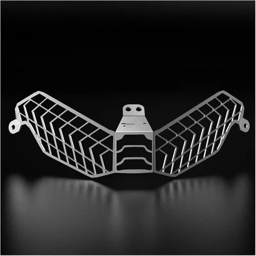 Vista 7 de Headlight Grill Guard Motorcycle Head Lights Protector Covers Headlamp Headlight Guard Grill for TRK 702 TRK702 TRK702X for TRK 702X 2022 2023 Black