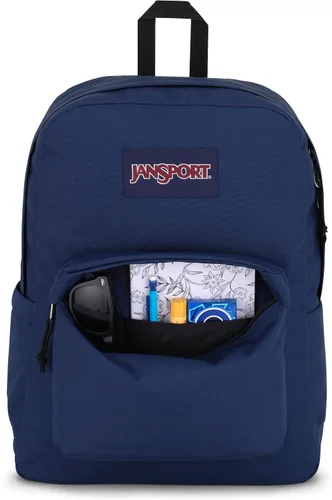 Vista 5 de JanSport SuperBreak - Mochila ligera para la escuela, Marino), JS0A4QUT