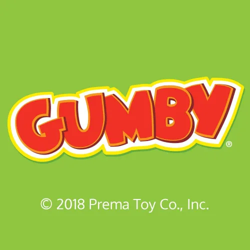 Vista 5 de Gumby de cuero negro apoyado en el llavero del logotipo