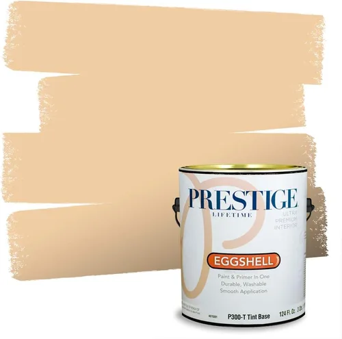 Vista 74 de PRESTIGE Pintura exterior e imprimación en uno, bronceado Aberdeen, plano, 1 galón