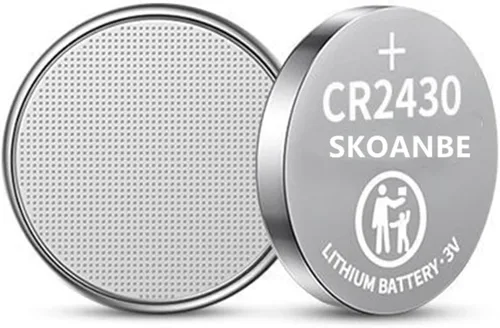 Vista 8 de SKOANBE Paquete de 5 baterías de litio CR2430 2430 ECR2430 3V para monedas