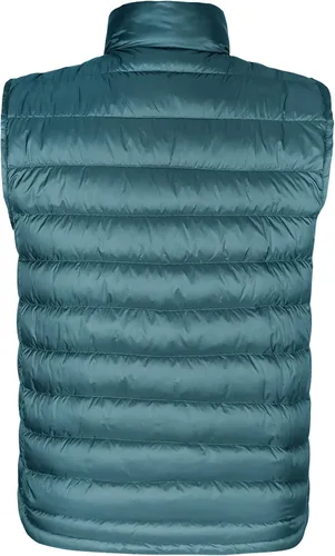 Vista 17 de Bakery Chaleco de plumón ligero plegable para hombre, chaleco acolchado con cuello alto, chaleco con cremallera, chaqueta sin mangas