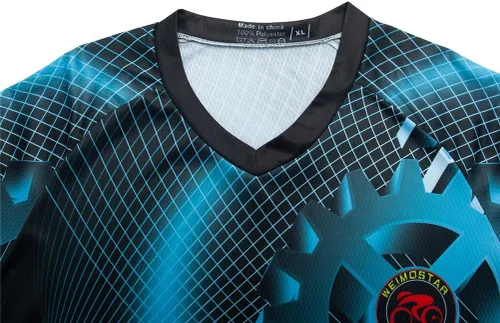 Vista 156 de Hotlion Camiseta de ciclismo para hombre, manga larga, MTB Motocross, ropa de carreras todoterreno
