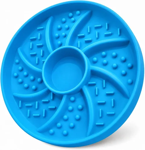 Vista 12 de Slow Feeder Dog Bowls, Suction Cup Lick Bowl for Dogs & Cats (Pink)
