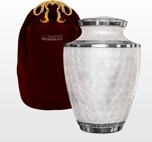 Vista 21 de Trupoint Memorials Urna Extra Grande para Cenizas de Adultos Hombres o Mujeres de Hasta 300 Libras – Urnas de Cremación para Cenizas Humanas, Urnas