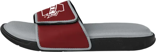 Vista 120 de FOCO Sandalias deportivas de espuma para ducha con logotipo de equipo universitario de la NCAA para hombre