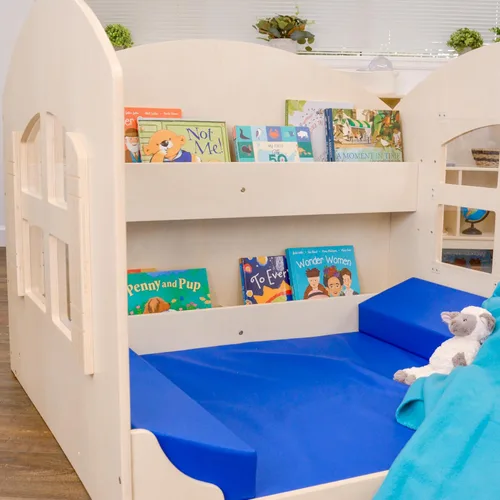 Vista 8 de Children’s Factory Children's Factory Value Line Rincón de Lectura para Niños, Estantería Infantil, Estantería para Niños Pequeños, Azul