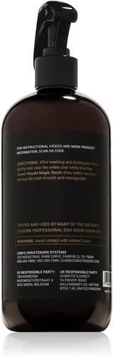 Vista 7 de Crown Royale Magic Touch Fórmula 1 Spray de aseo para mascotas listo para usar, sin acumulación pesada, aerosol de acabado, evita el estera