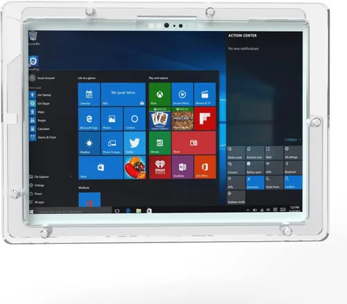 Vista 7 de Funda de acrílico VESA antirrobo para tableta Microsoft Surface Go con montaje en pared (superficie Go 1/2/3/4, negro)