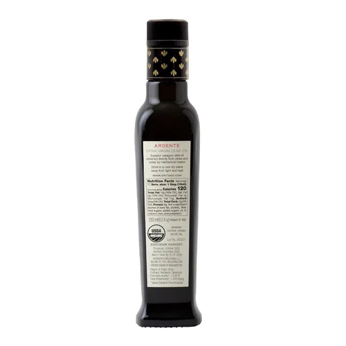 Vista 2 de Entimio Ardente Aceite de Oliva Virgen Extra Italiano Orgánico de Italia, Más de 600 mg/kg Alto en Polifenoles, Ganador de Oro 2025, Aceite de Oliva