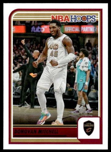 Vista 3 de 2023-24 Panini Hoops #149 Donovan Mitchell NM-MT Cleveland Cavaliers Tarjeta de Coleccionable de Baloncesto