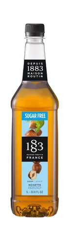 Vista 69 de 1883 Jarabe de Amaretto para bebidas, fabricado en Francia, botella de plástico de 1 litro