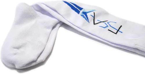 Vista 7 de LEONARK Calcetines de esgrima para espada, sable y papel de aluminio, medias protectoras de algodón para esgrima unisex para niños y adultos