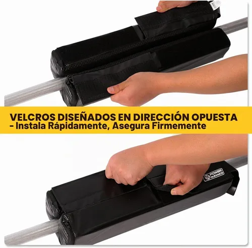 Vista 5 de POWER GUIDANCE Square Hip Thrust Pad Barbell Squat Pad Protective Pad for Barbell Bench Press, Barbell Hip Thrusts, Weight Lifting, Squats, Lunges