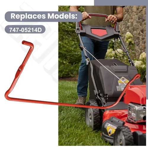 Vista 2 de Mango de control de cuchilla de cortacésped 747-05214D compatible con MTD, Troy Bilt, Craftsman, Yard Man para 11A-A26M011 (2010)