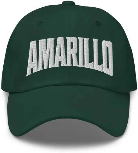 Vista 5 de Amarillo Baseball Cap Amarillo Dad Hat Texas TX Hat Embroidered Souvenir