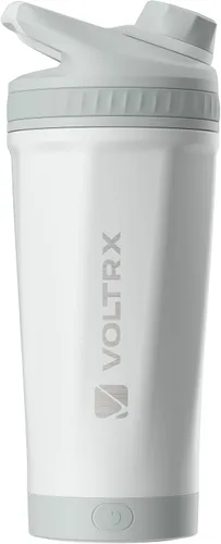 Vista 14 de VOLTRX ChillMix - Botella agitadora aislada de acero inoxidable, mezclador eléctrico recargable por USB C, vasos agitadores para batidos