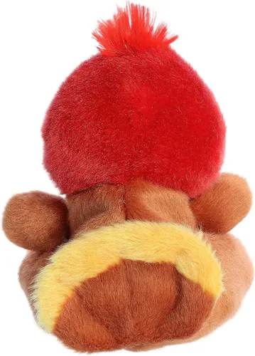 Vista 5 de Aurora® Adorable animal de peluche Palm Pals™ Aspen Turkey™, divertido peluche coleccionable para niños y adultos, perfecto para decorar