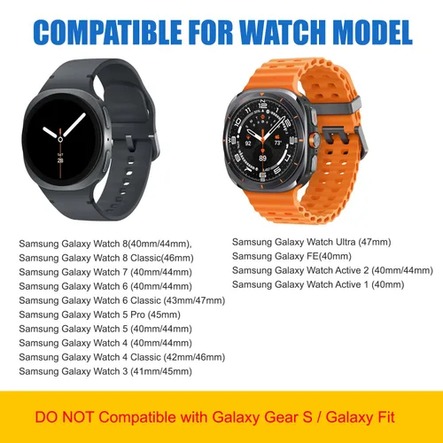 Vista 2 de Cargador para Samsung Galaxy Watch Ultra/FE/8/7/6/5/4/3/Active 2/Active, cable de carga USB A de repuesto magnético (USB A)