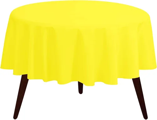 Vista 88 de Pomp - Mantel premium de poliéster con estampado abstracto de 52 x 52 pulgadas cuadradas Tela de fácil cuidado, resistente a arrugas y manchas