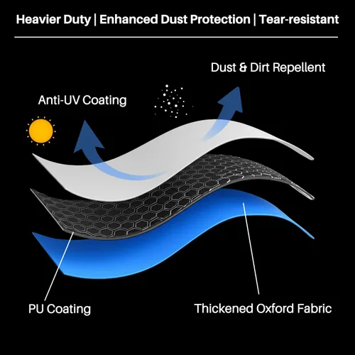 Vista 4 de Funda para silla de ruedas, funda para silla de ruedas eléctrica, funda para silla de ruedas para almacenamiento, funda impermeable para scooter