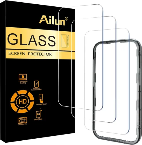 Vista 14 de Ailun - Protector de pantalla Apple iPhone 11 Pro/iPhone Xs/iPhone X, pantalla de 5.8 pulgadas, vidrio templado 2.5D, para la mayoría de las fundas