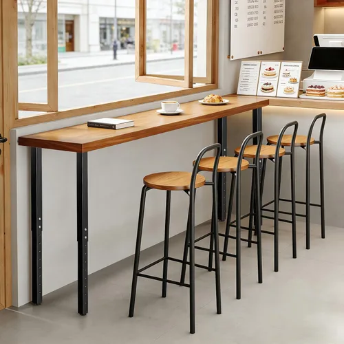 Vista 6 de QLLY Patas de mesa cuadradas ajustables, 24-40 pulgadas, 24-40 pulgadas, patas de mesa personalizadas para oficina en casa, juego de patas para Negro