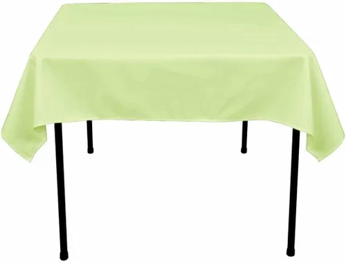 Vista 11 de Mantel cuadrado de poliéster 72"x72" (azul Acqua)