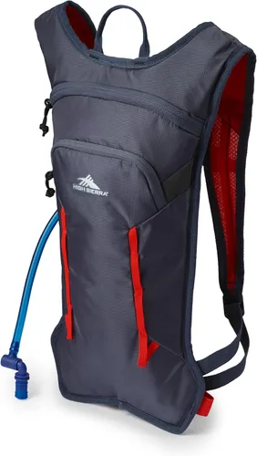Vista 12 de High Sierra Hydrahike 2.0 Mochila de hidratación con bolsa de agua de 2L para correr, senderismo, campamento o ciclismo