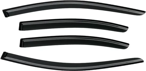 Vista 97 de Protectores de lluvia en canal para Jeep Grand Cherokee L 2021-2026, protectores de visera de ventana, deflector de ventilación, sombra viento humo