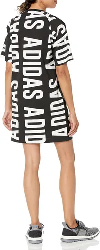Vista 2 de adidas Vestido de gran tamaño con estampado para mujer