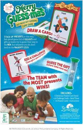 Vista 3 de The Elf on the Shelf Juego de cartas Merry Guess-mas