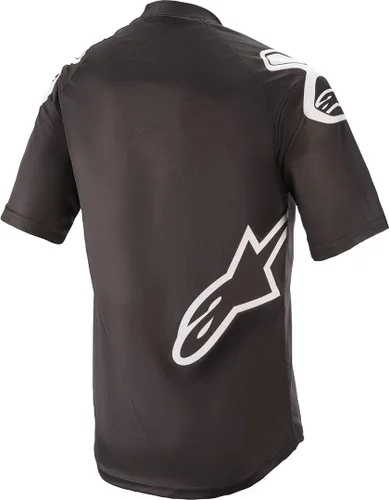 Vista 2 de Alpinestars Racer v2 - Maillot de manga corta para bicicleta, color negro y blanco
