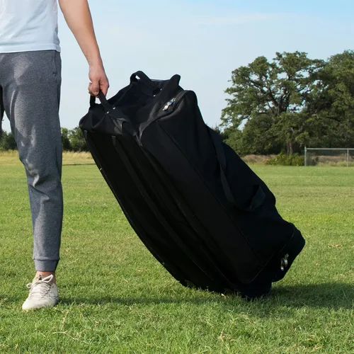 Vista 5 de Champion Sports Bolsa Deportiva con Ruedas – Bolsa de Viaje Grande de Nylon para Atletas para Béisbol, Fútbol, Baloncesto, Fútbol Americano, Hockey