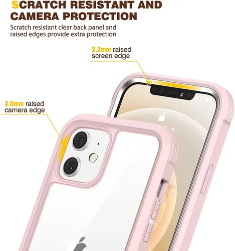Vista 949 de DIACLARA - Funda transparente compatible con iPhone XR 6.1 pulgadas 2018